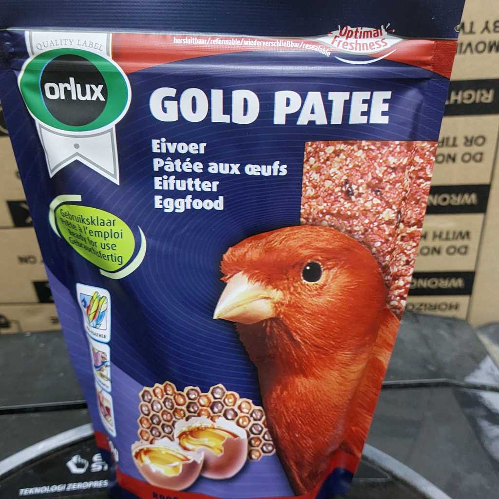 Gold Patte Red  atau red patte pakan Burung import untuk Kenari Merah dan bisa untuk ef Lovebird