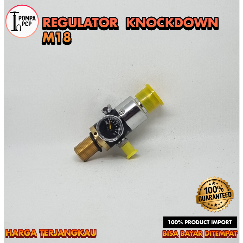 Regulator Knockdown M18 | Regulator Knokdown PCP | Regulator Paintball PCP | Regulator Knockdown