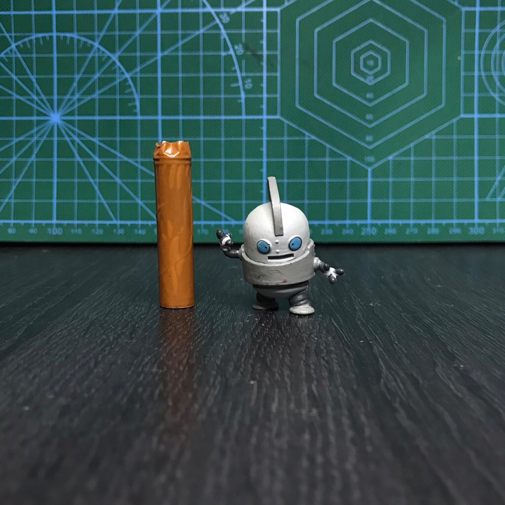 Mini Figure Oddbods Blindbags Original One Animation - Special Rare No. 45 Oddroid Figure [PRELOVED]