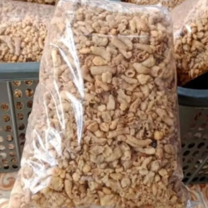 Remukan Usus krispi 1 kg Remukan keripik usus ayam goreng