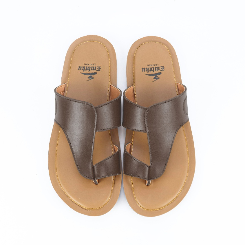 EMBIKU LEATHER Sandal Jepit Pria Kulit | Sandal Kulit Pria Asli Garut | Sandal Kulit Sapi Asli Garut