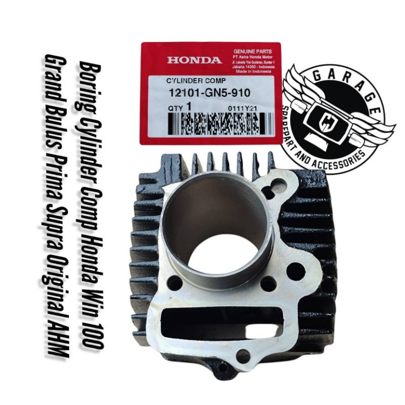 Boring Cylinder Comp Honda Win 100 Astrea Grand Bulus Prima Supra Supra X Original AHM