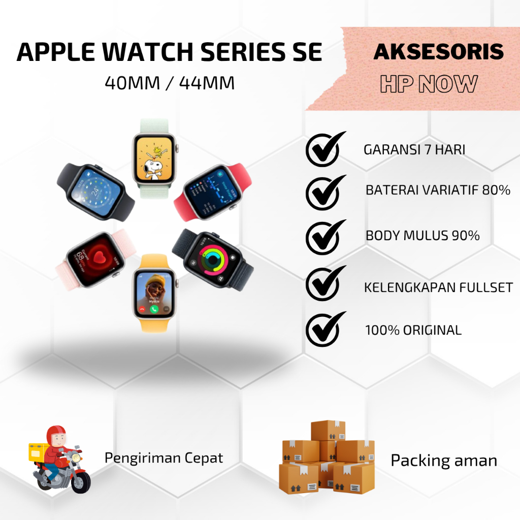 Apple Watch / iWatch Series SE 40MM 44MM Second ORIGINAL - AHN