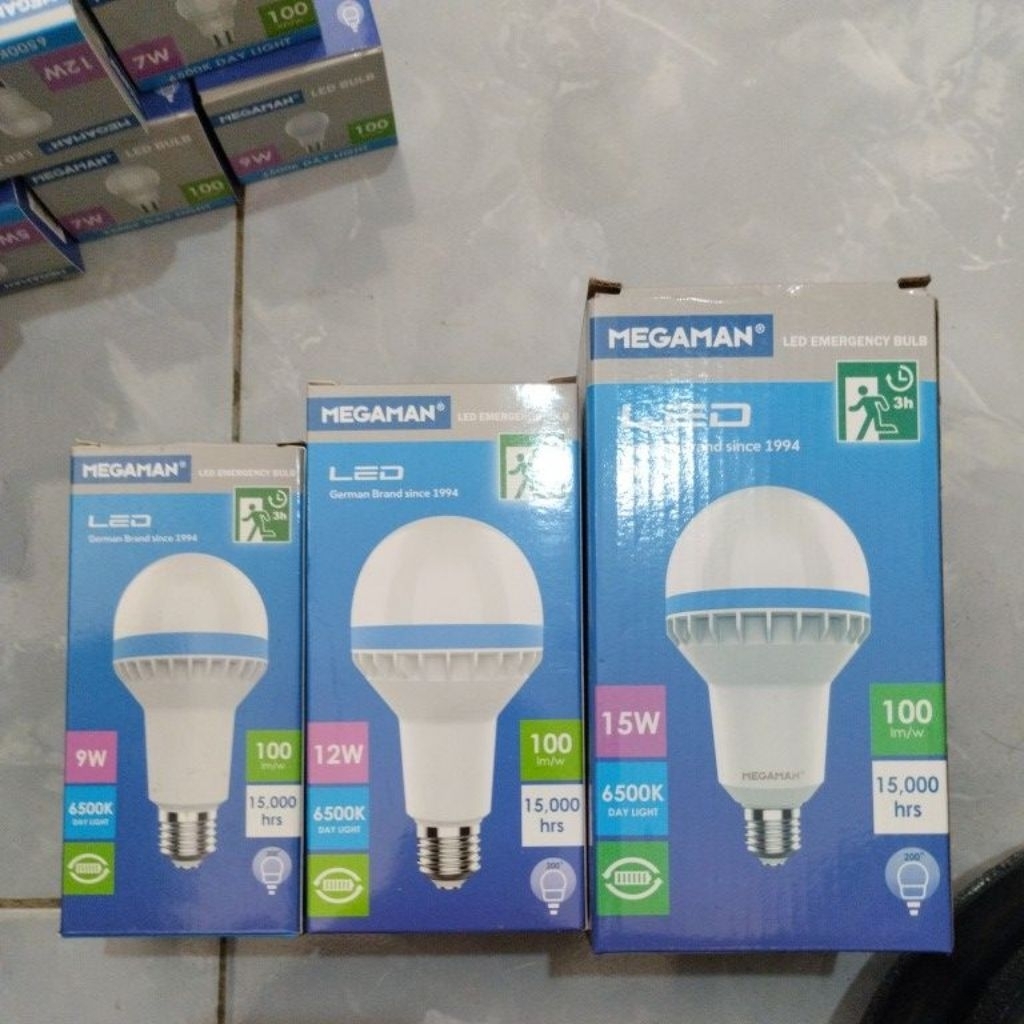 lampu megaman emergency