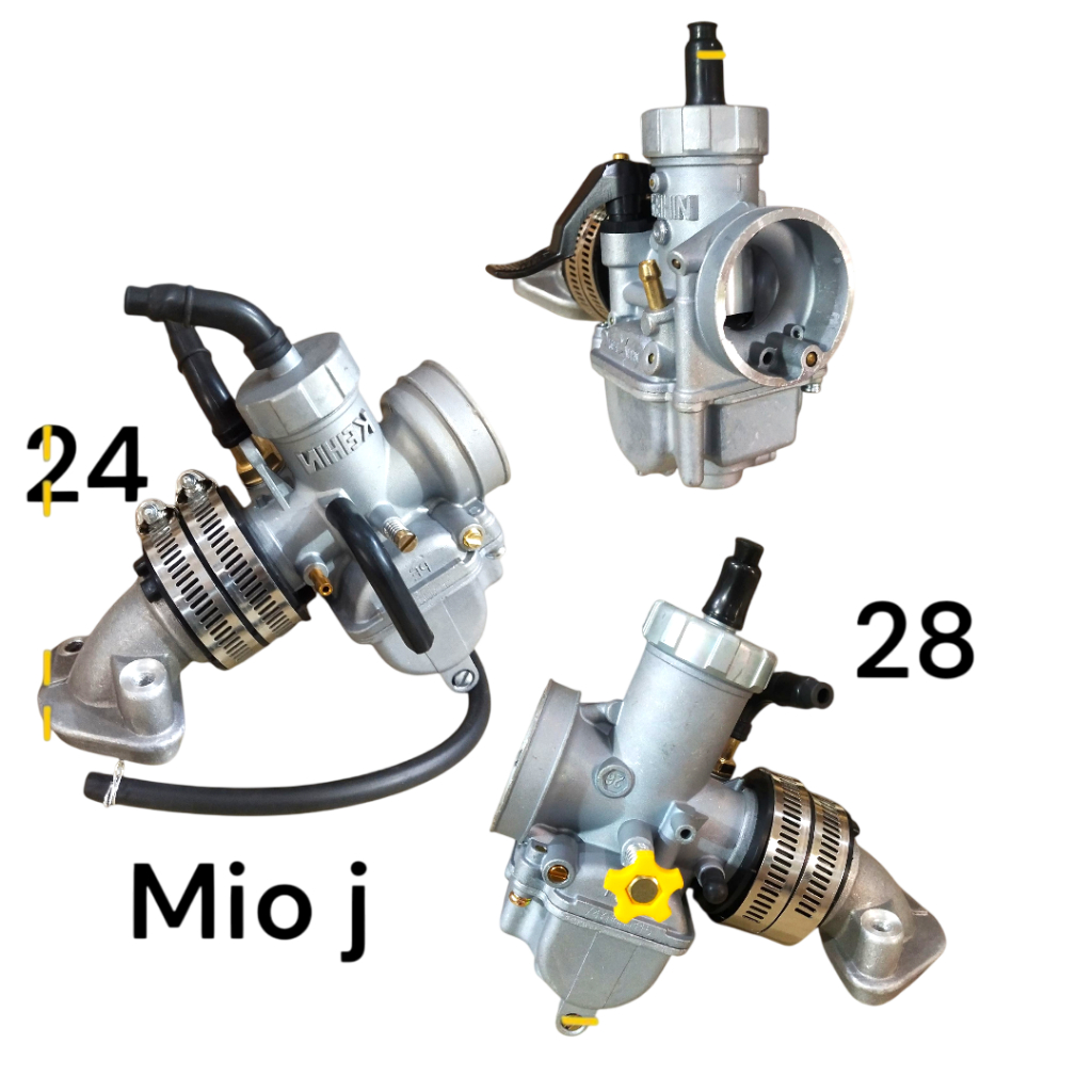 PAKET MANIFOL DAN KARBU PE24 PE 26 PE 28 UNTUK MOTOR MIO J