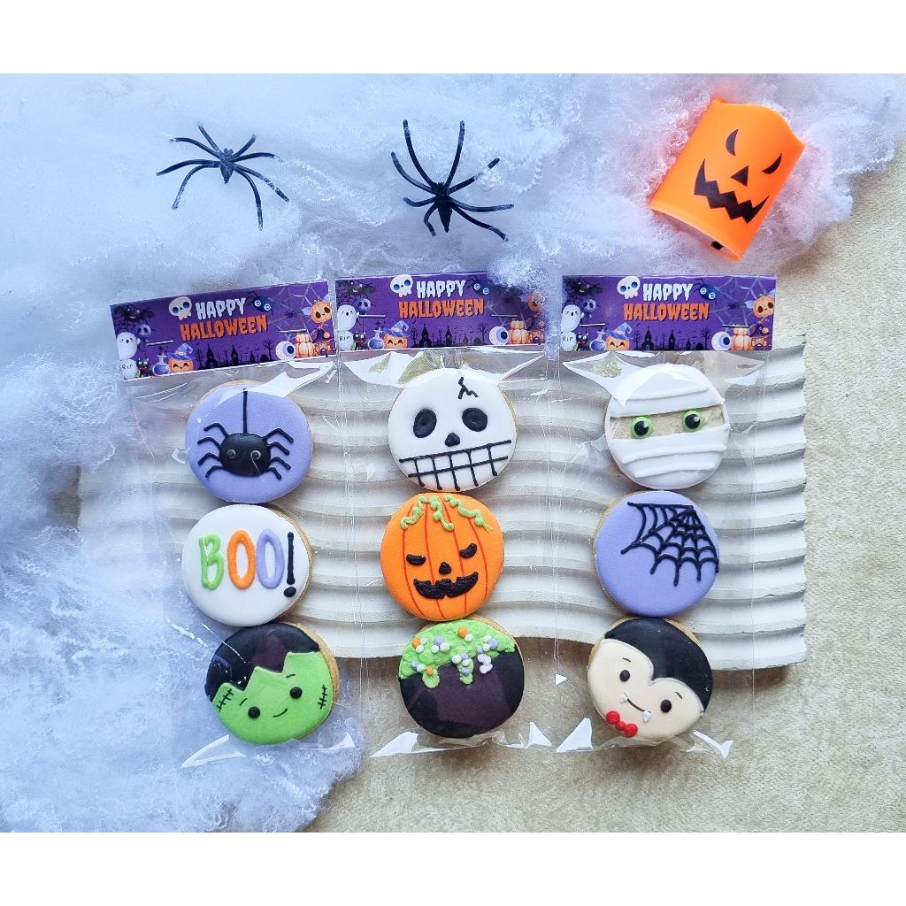 Halloween cookies | Cookies mini | Spooky cookies set | Sugar cookies