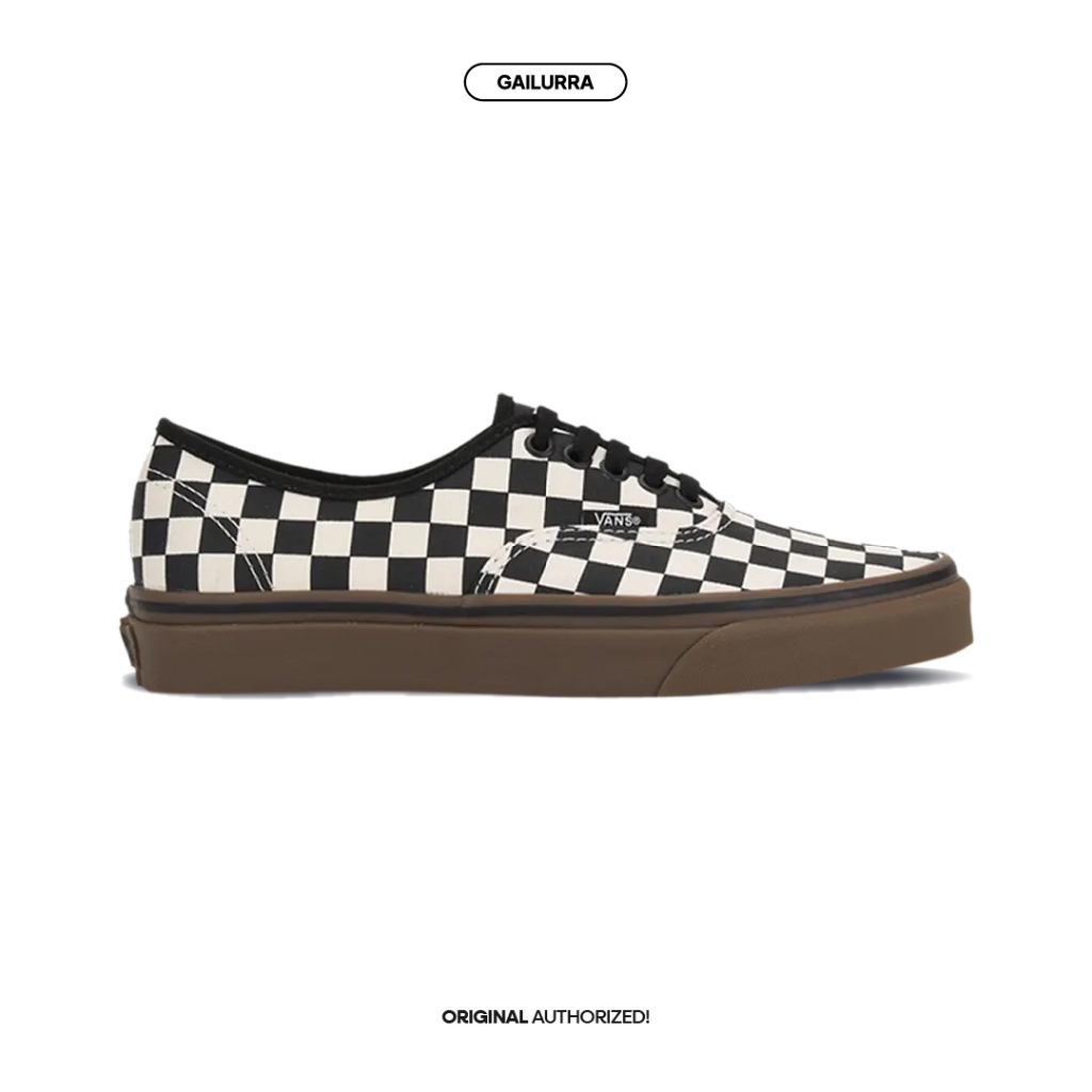 Vans Authentic Checkerboard Black Gum Original