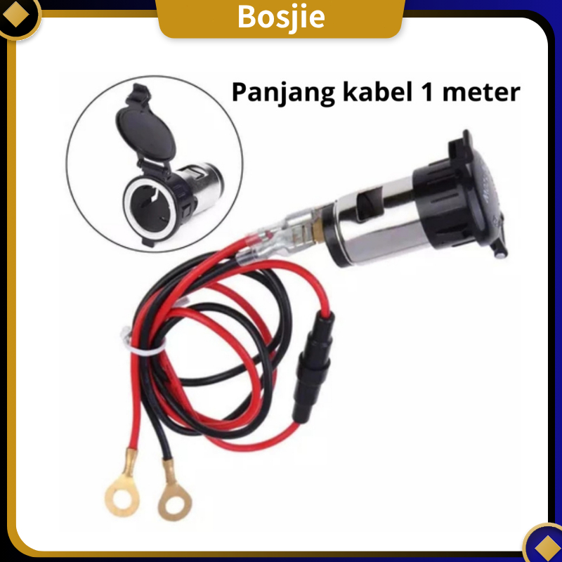 Pengisi Daya Mobil Lighter Socket Charger Cigarette Lighter Stop Kontak Mobil Cigarette Lighter Powe