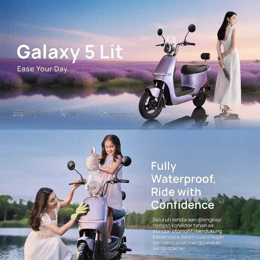 OFERO GALAXY 5 LITH E-BIKE Sepeda Listrik Power 500W GARANSI RESMI