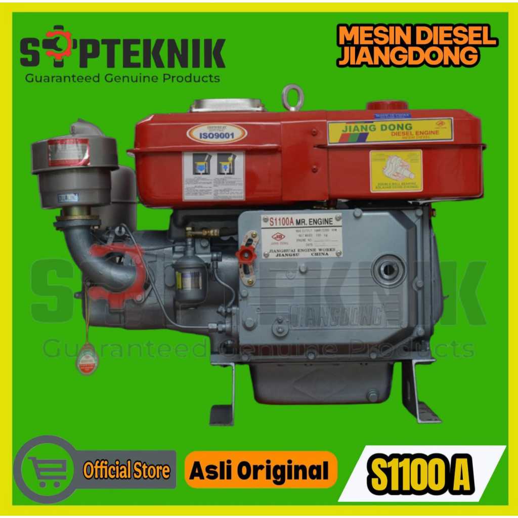MESIN DIESEL S1100A (METAL JALAN) 16HP JIANG DONG