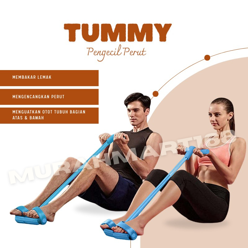 Alat Fitnes Yoga Pilates / Alat Olahraga Pengecil Perut