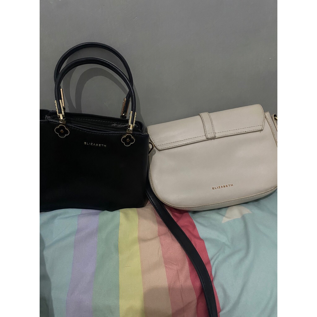 tas elizabeth hitam