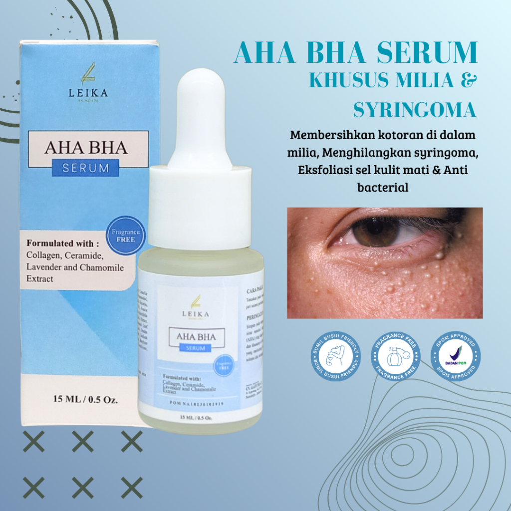 SERUM AHA BHA Penghilang Milia Serum Milia Obat Milia Penghilang Milia Di Bawah Mata Serum AHA Milia