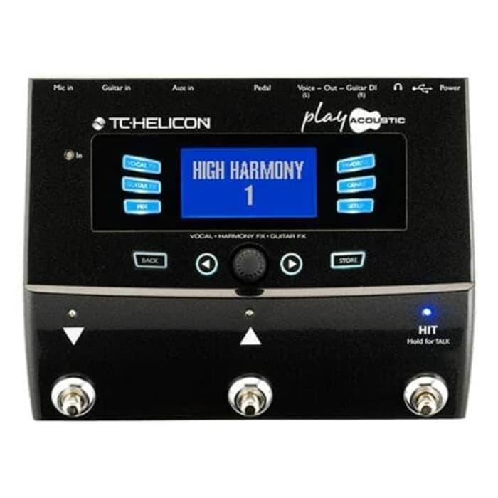 TC HELICON PLAY ACOUSTIC 3-Button Vocal and Acoustic Guitar Effects - Zeal Musik Jogja