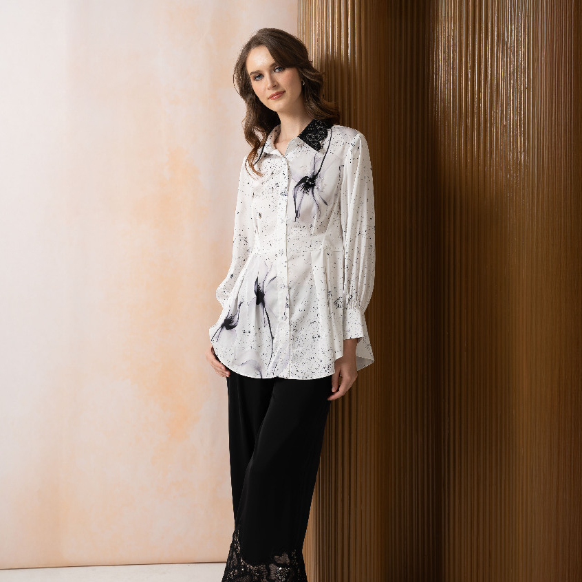Vaia Atelier - Atasan Kemeja Wanita Mayaka