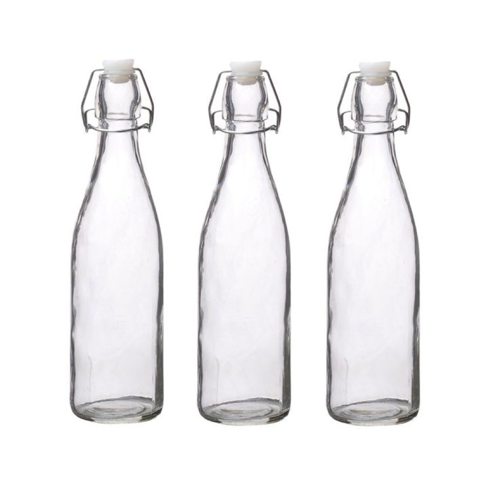 Botol korken/botol minum korken/botol 500ml/botol kaca