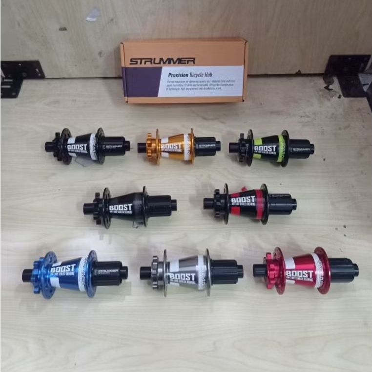 Freehub Strummer MT380 BOOST 32H 12x148 Bearing 6 pawls Free Hub belakang 12 x 148 tawon MT009 MT039