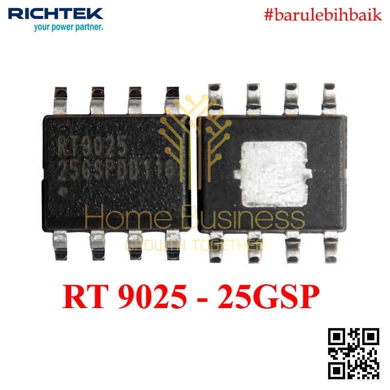 IC Regulator RT9025-25GSP RT9025 25GSP RT 9025 Richtek LDO 2.5V 2A SOP-8EP Chipset Motherboard Lapto