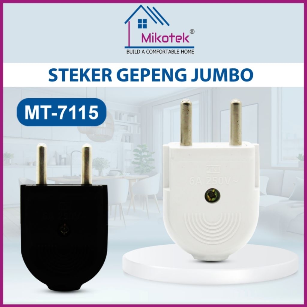 Mikotek- Steker Baru Gepeng Jumbo Mikotek MT-7115