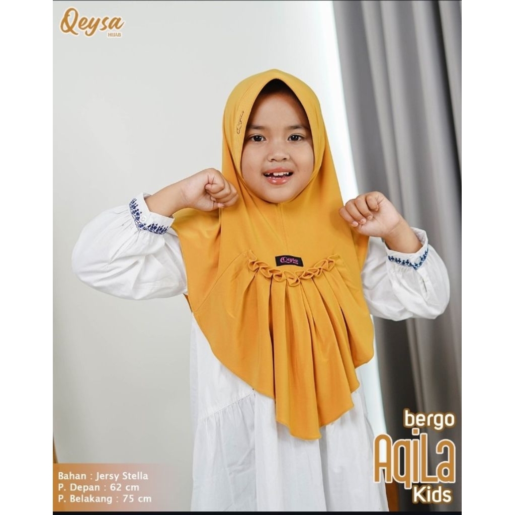 aqilla kids by qeysa hijab || jilbab anak