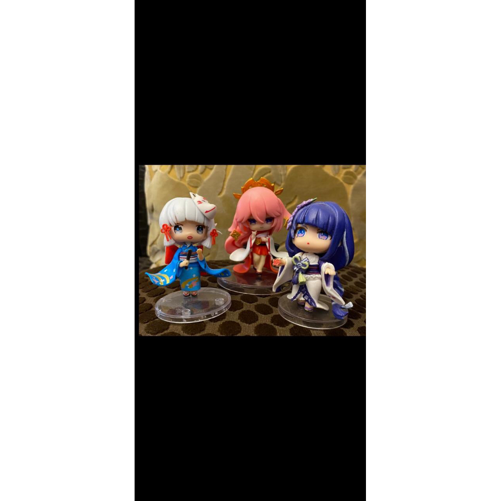 Ayaka , Raiden Shogun & Yae Milo