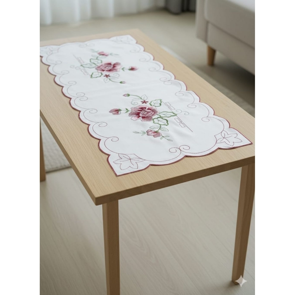 taplak meja tamu bordir