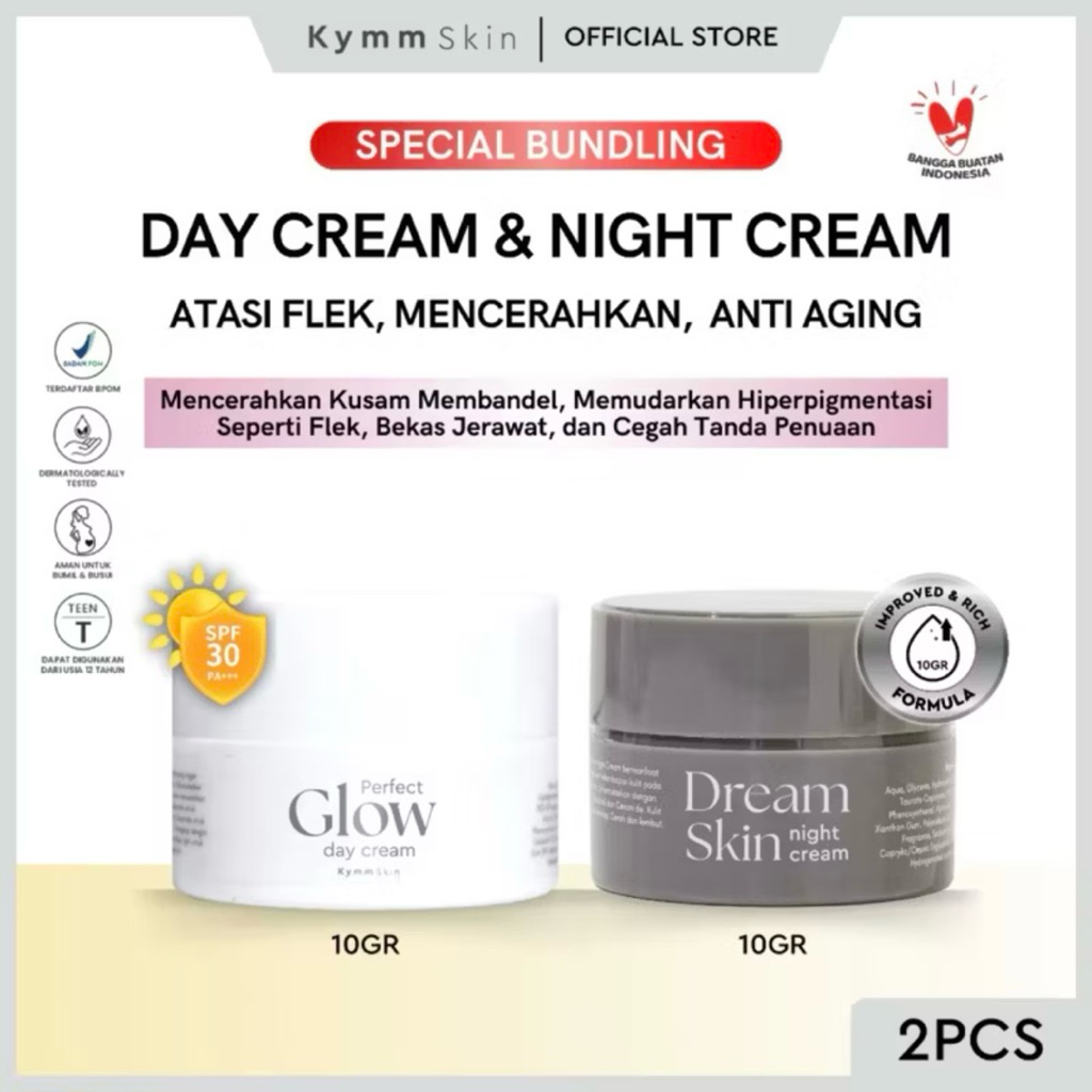 KYMM SKIN Day Cream 10gr x NEW Night Cream 10gr [DC]
