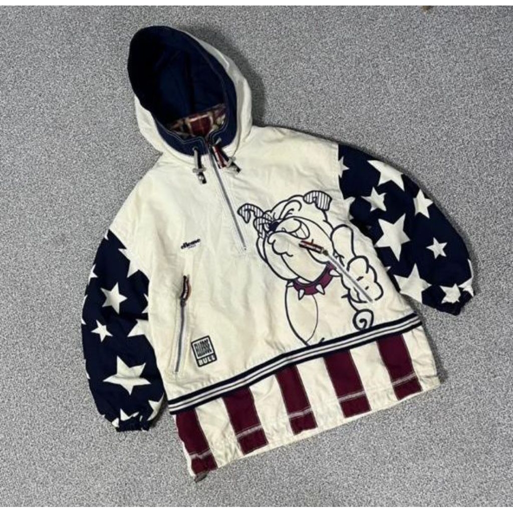 Jaket vintage ellesse bulldog