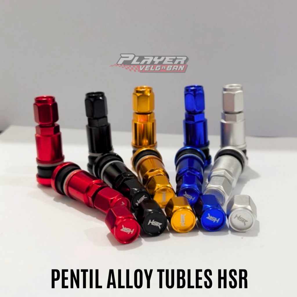 Pentil Tubles Alloy Hsr Variasi Pentil Mobil Keren Isi 4 pcs