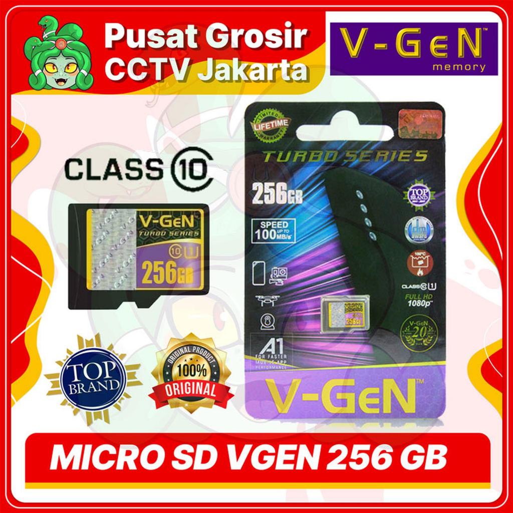 256 GB Micro SD VGEN V-GEN Turbo Class 10 256 GB 256GB