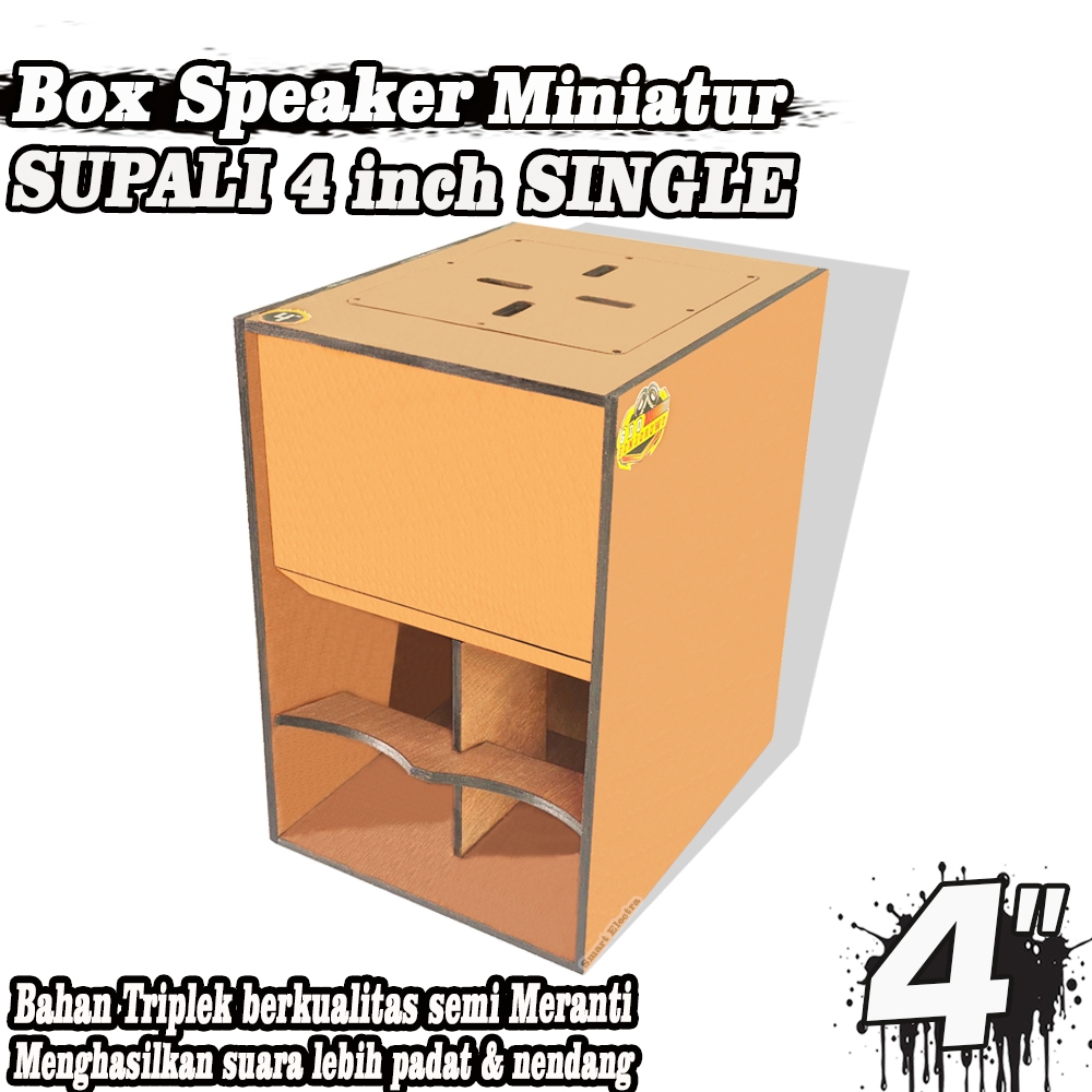 Box Speaker Miniatur Supali 4 Inch