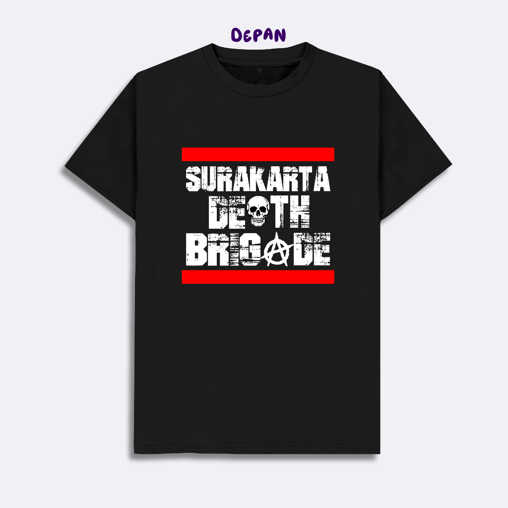 Kaos Surakarta Death Brigade Suporter Persis Solo Baju Distro Fans Bola Persis Solo