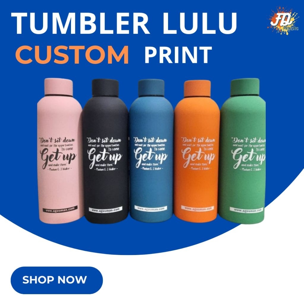 Tumbler Lulu/Tumbler custom/Tumbler custom promosi/tumbler custom souvenir/Tumbler custom logo
