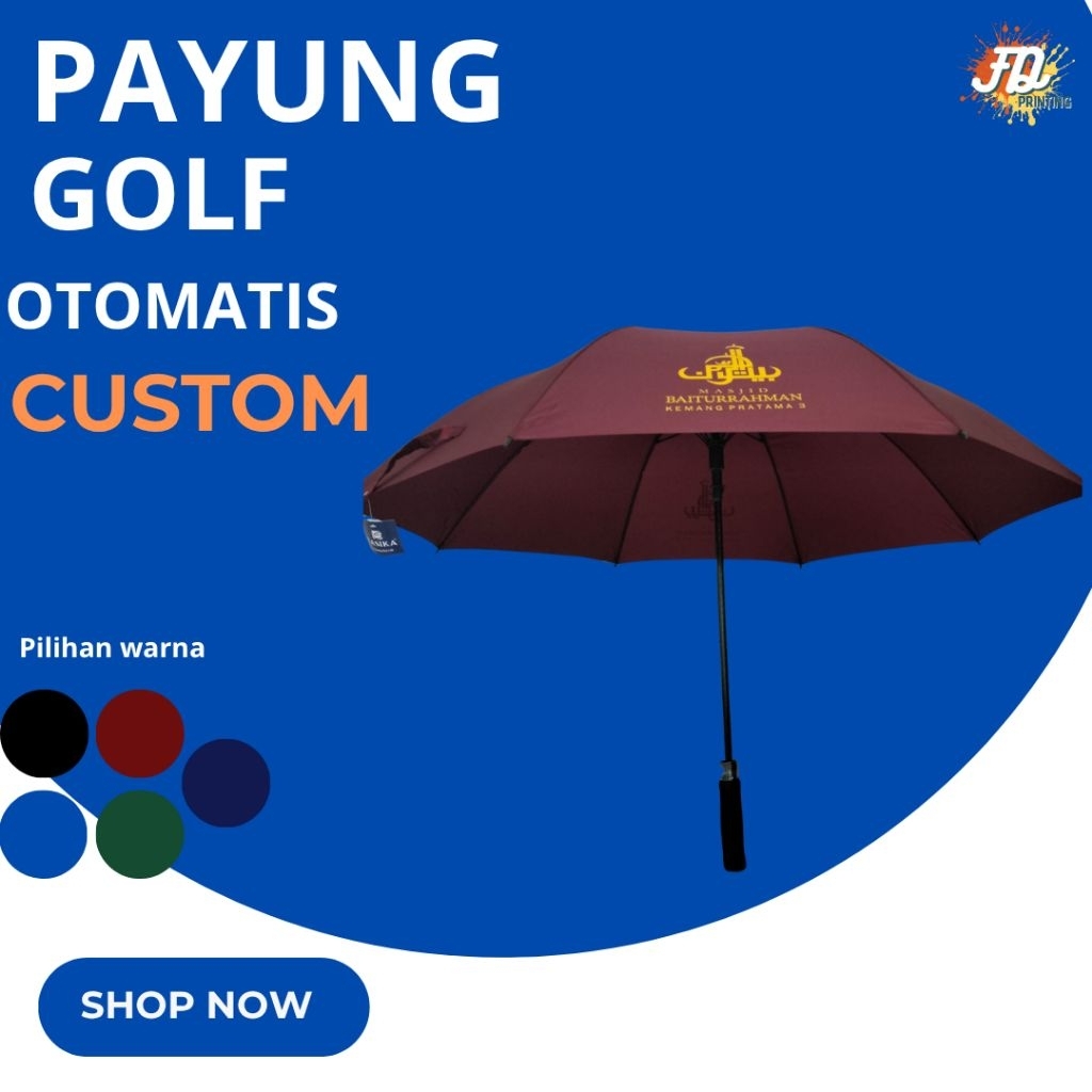 Payung golf/payung golf custom/payung golf promosi/payung golf Souvenir/payung golf otomatis