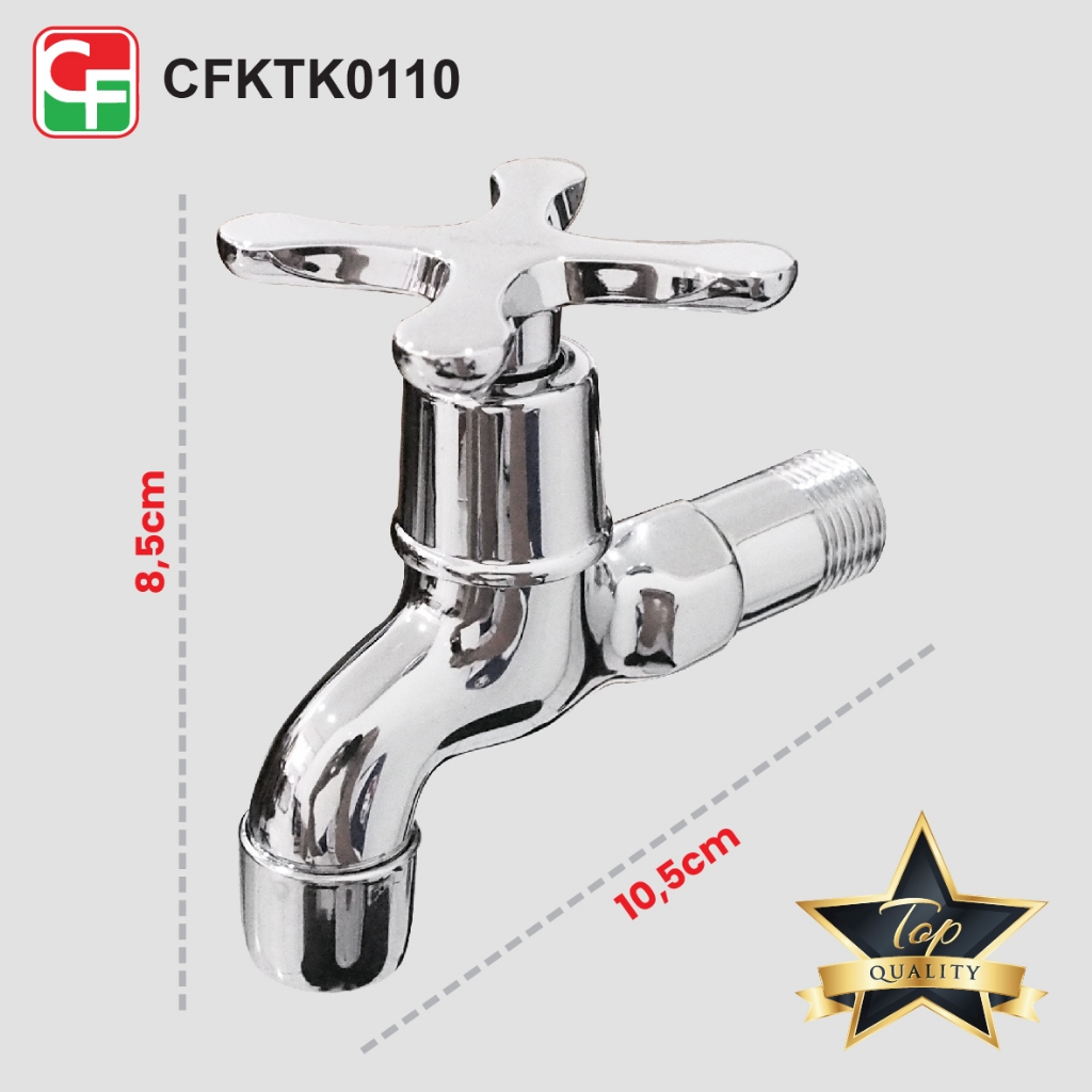 Paket 3 Kran Air Kuningan (Keran Angsa | Cabang | Tembok) Carlo Fiotini