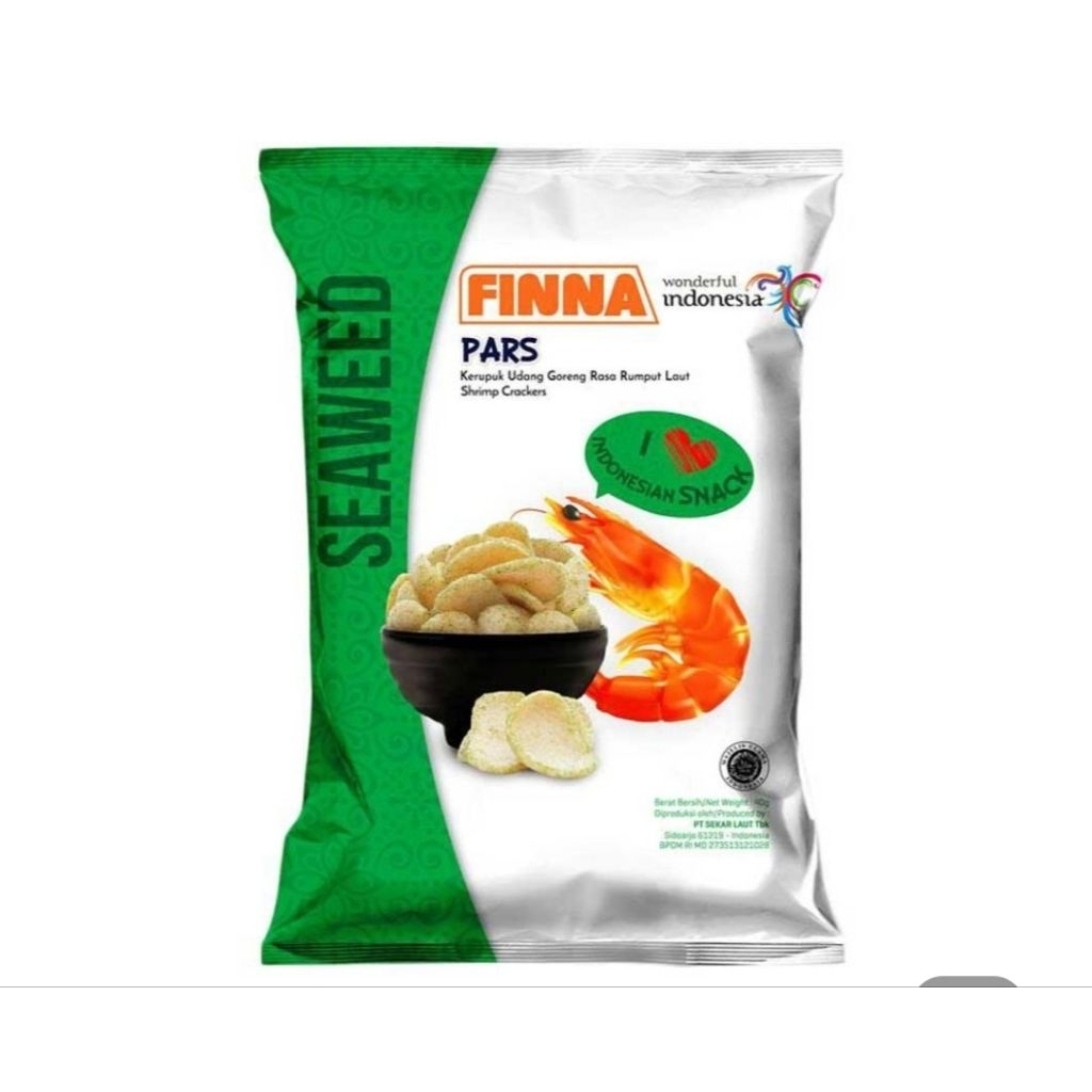FINNA Pars Kerupuk Udang Seaweed 40 g