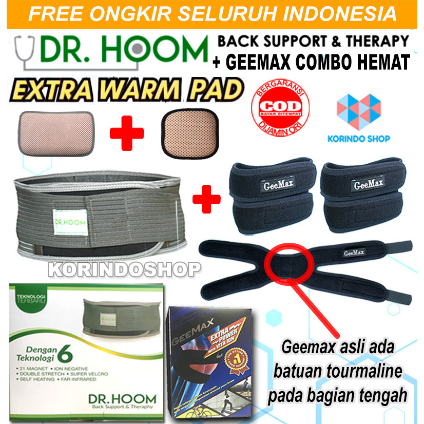 GEEMAX DR HOOM BACK Bundling paket hemat