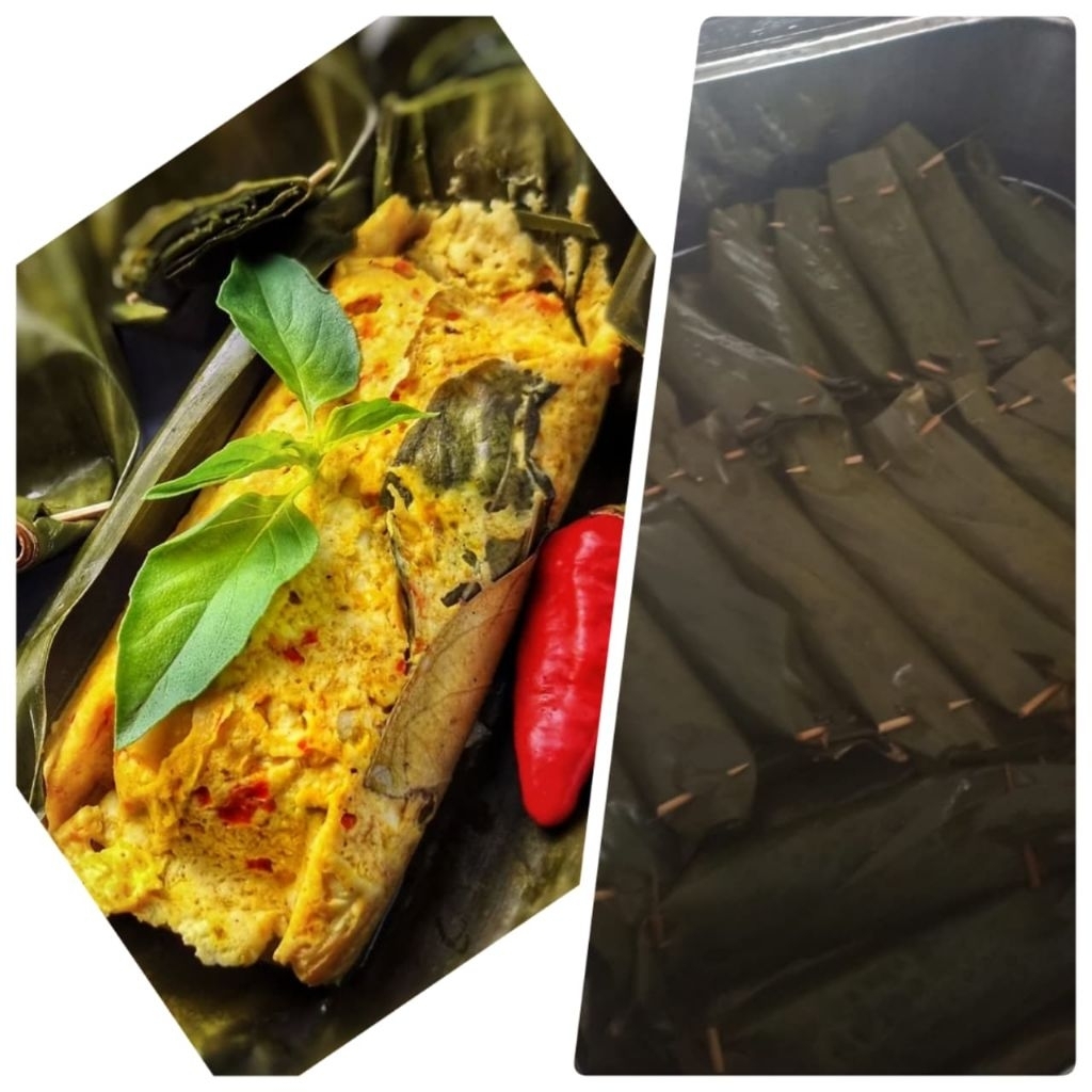 Pepes Jamur Tahu Kemangi Perpack isi 3