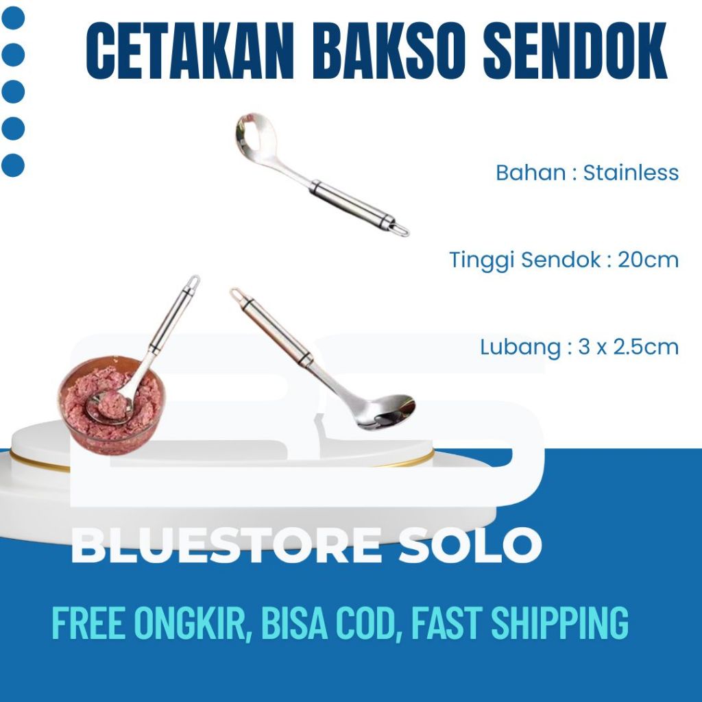 Alat Cetak Bakso Cetakan Bakso Sendok Bakso Meatball Maker Sendok Cetak Bakso