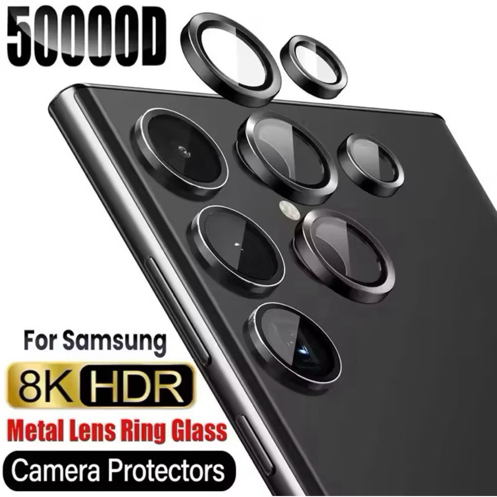(Satu Set) Ring Camera Glass / Anti Gores kamera Samsung A14 A24 A34 A54 A05S A15 A35 A55 A16 A26 A3