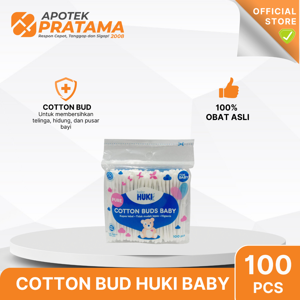 COTTON BUD HUKI EF 100’S / COTTON BUD HUKI BABY
