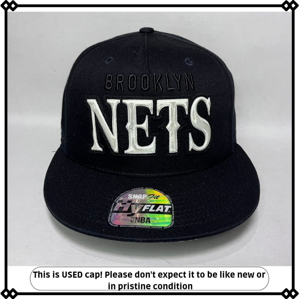 topi NBA Hyflat Brooklyn Nets snapback original second preloved Basket