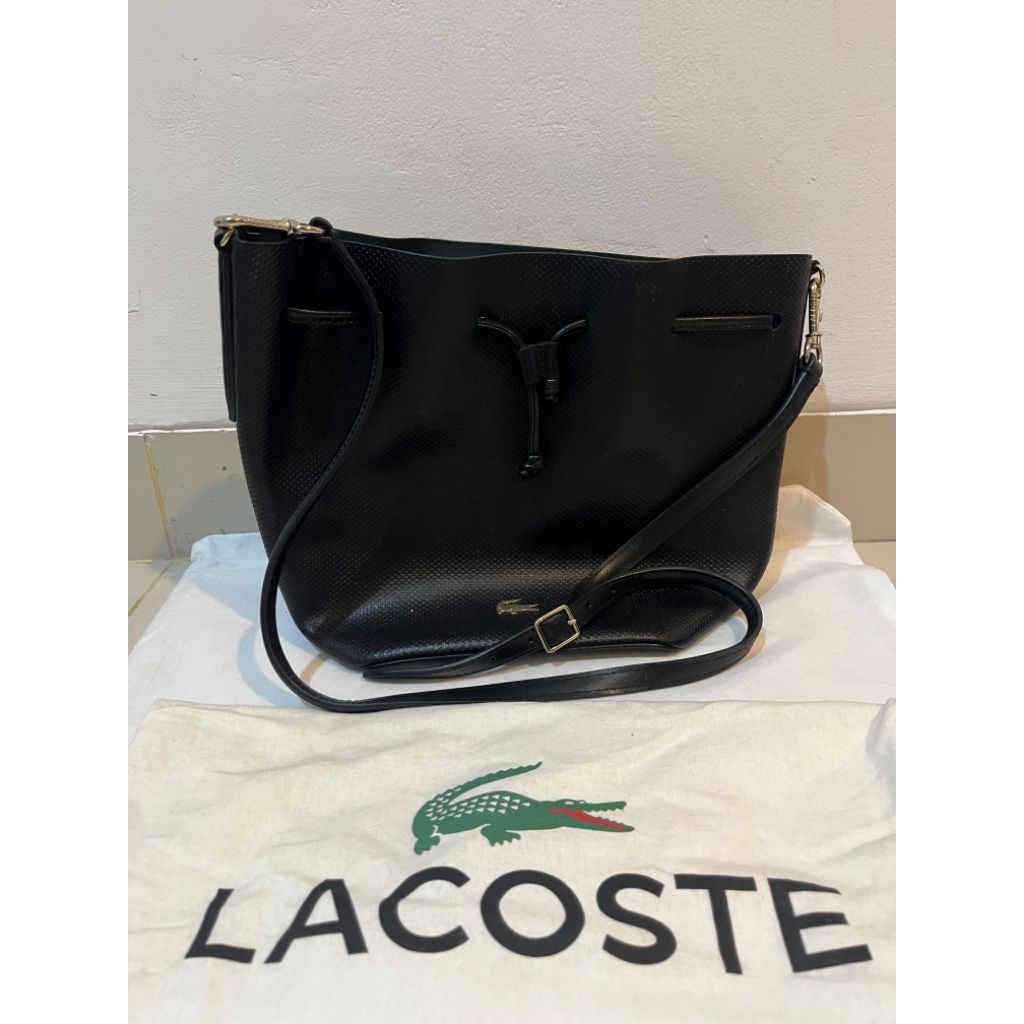 Lacoste Bucket Bag - Black - Pristine