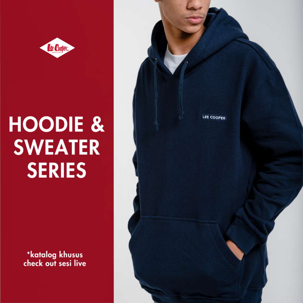 (KHUSUS CO LIVE) lee Cooper Original Hoodie & Sweater
