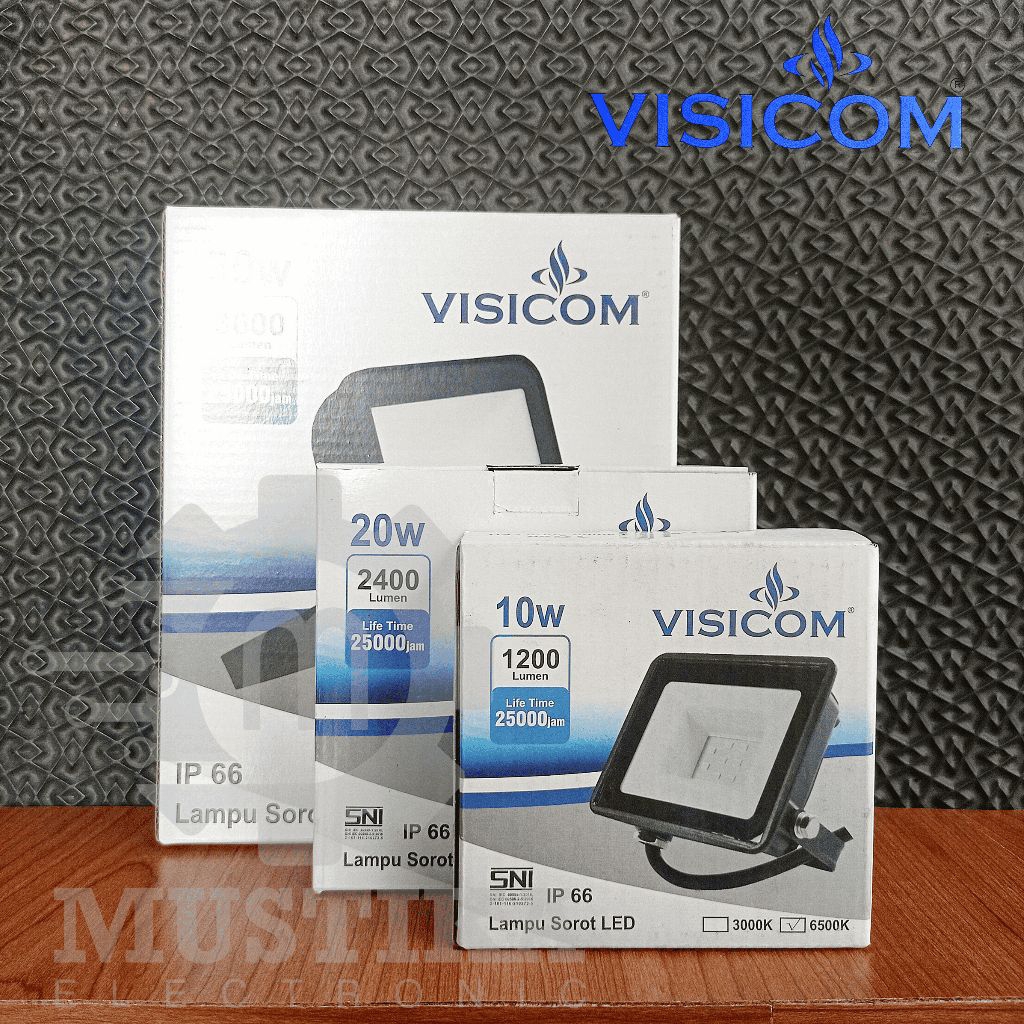 Lampu tembak sorot VISICOM LED 10WATT 20WATT 20WATT