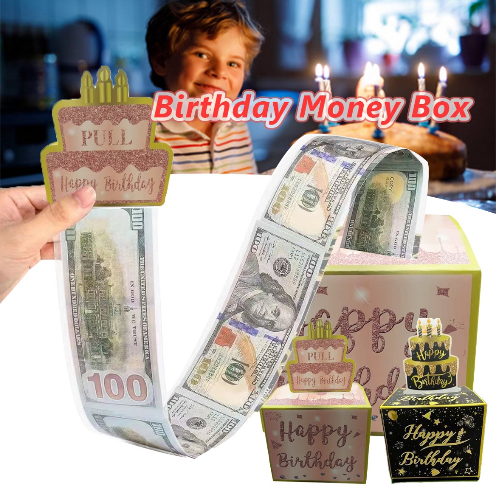 Tarik Kotak Uang-Kado Uang Unik, Kado Kejutan, Hadiah Ulang Tahun Elegan & Kado Lucu