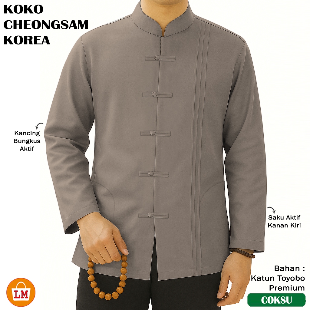 Bj Idhul Fitri Peria Koko Jumatan Kondangan Kokp Pria Dewasa Cod Koko Arab Panjang Baju Kmjea Kokp L