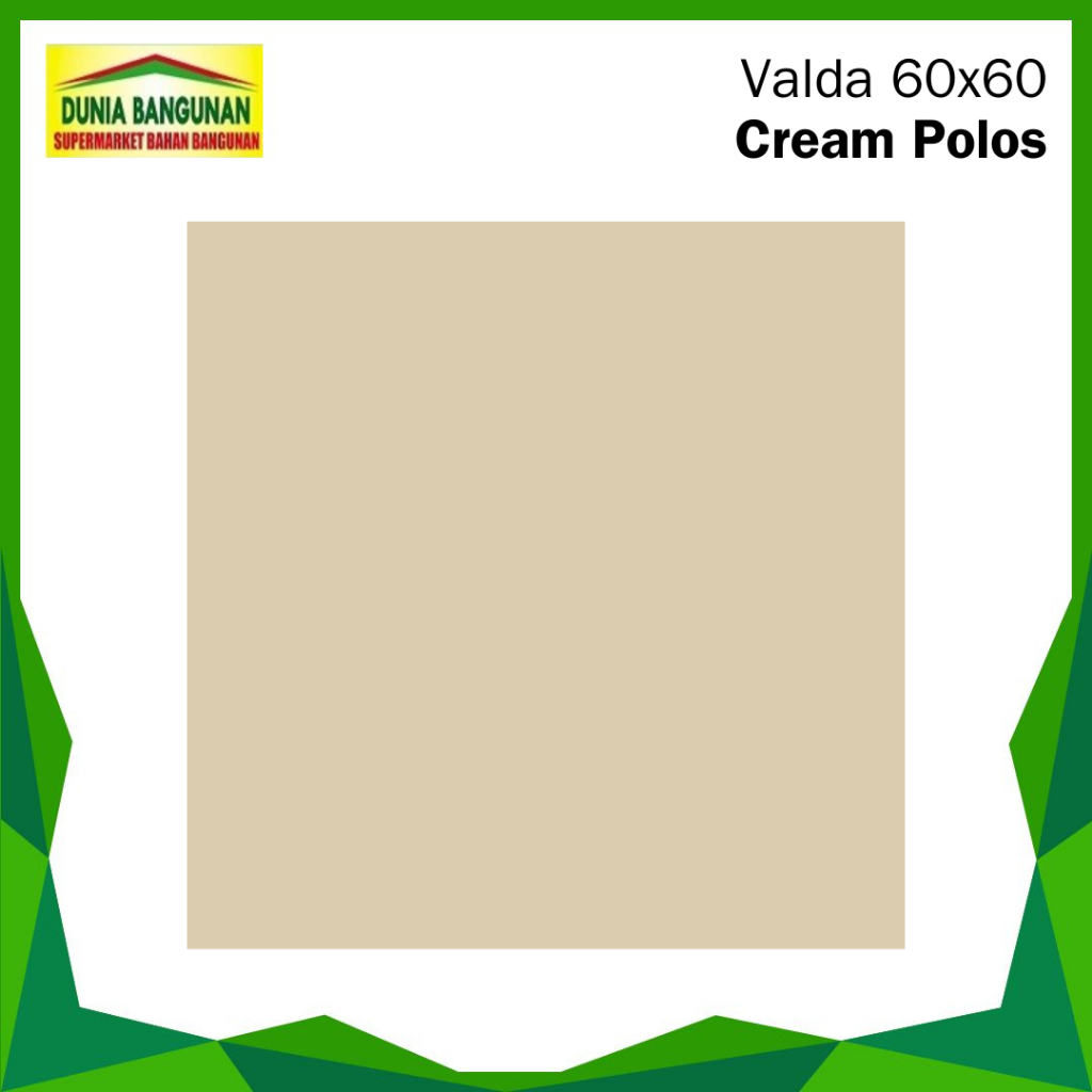 Granit 60x60 Cream Polos Valda 60x60 KW1 Valda Crema Granit Lantai Glossy