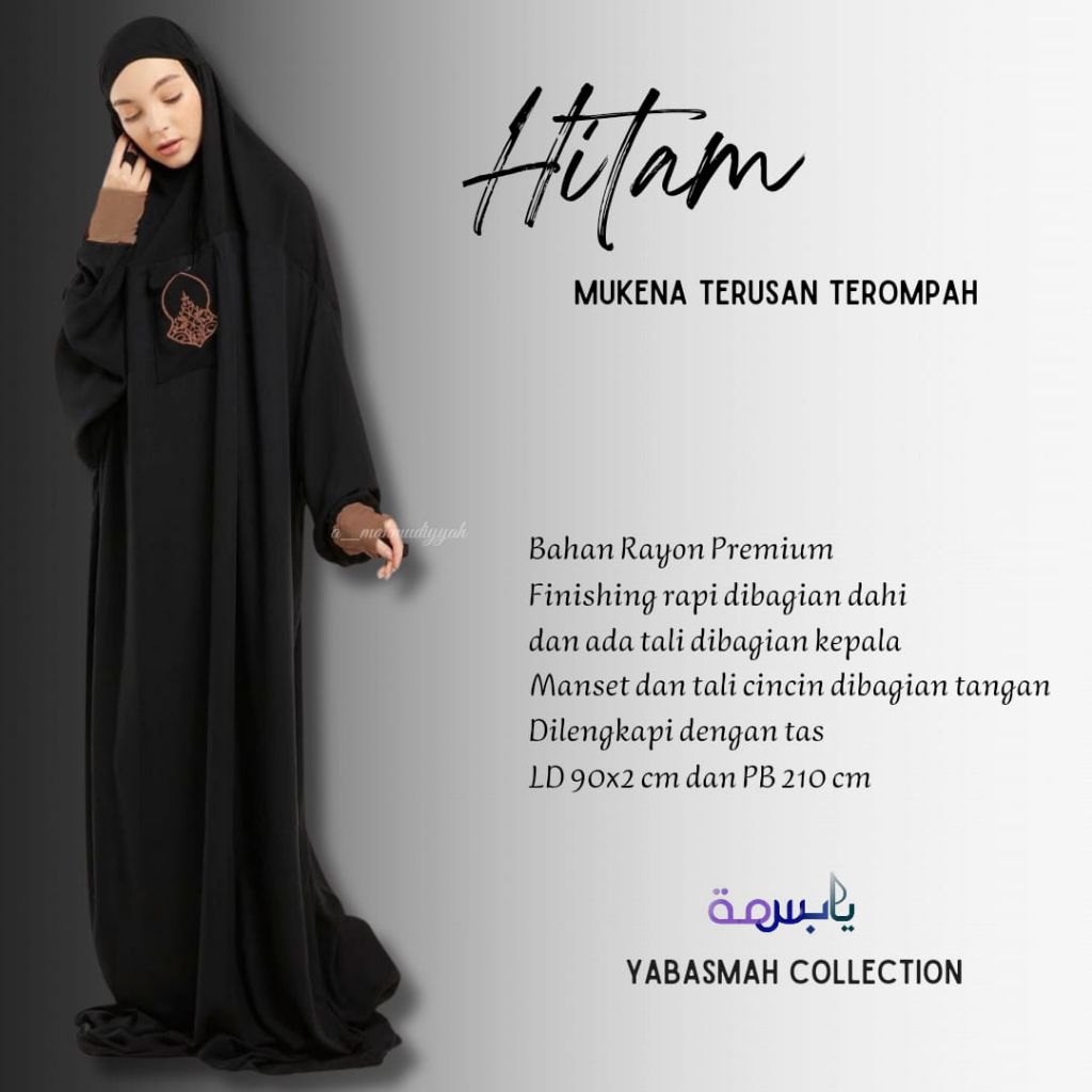 MUKENA YABASMAH (MOTIF TEROMPAH)