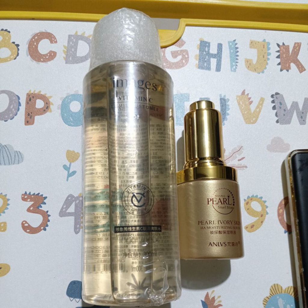 Serum pearl whitening Hongkong dan toner images 300ml